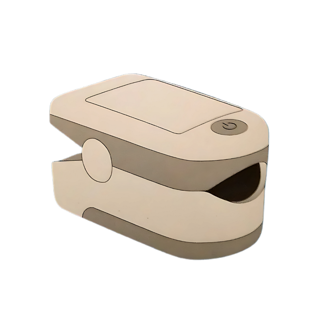 finger-tip pulse oximeter.blood oxygen meter