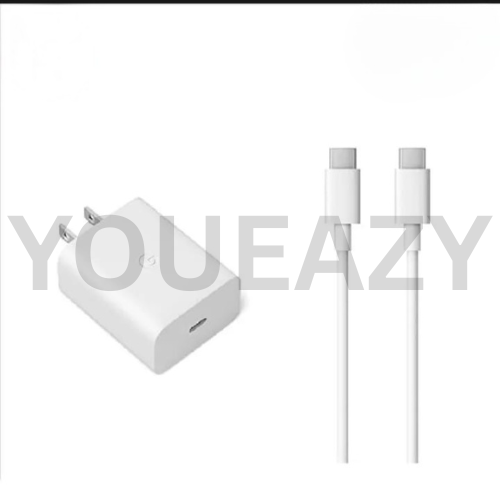 complete set of Google Pixel 30watt (100% confirmed) charging rapidly with usb tpye-c to type-c cable. For Google Pixel 5, 6, 6a, 6 Pro, 7, 7a, 7 Pro, 8, 8a, 8 Pro and more. premium quality.high quality. 30w usb type-c to type-c . best charger.