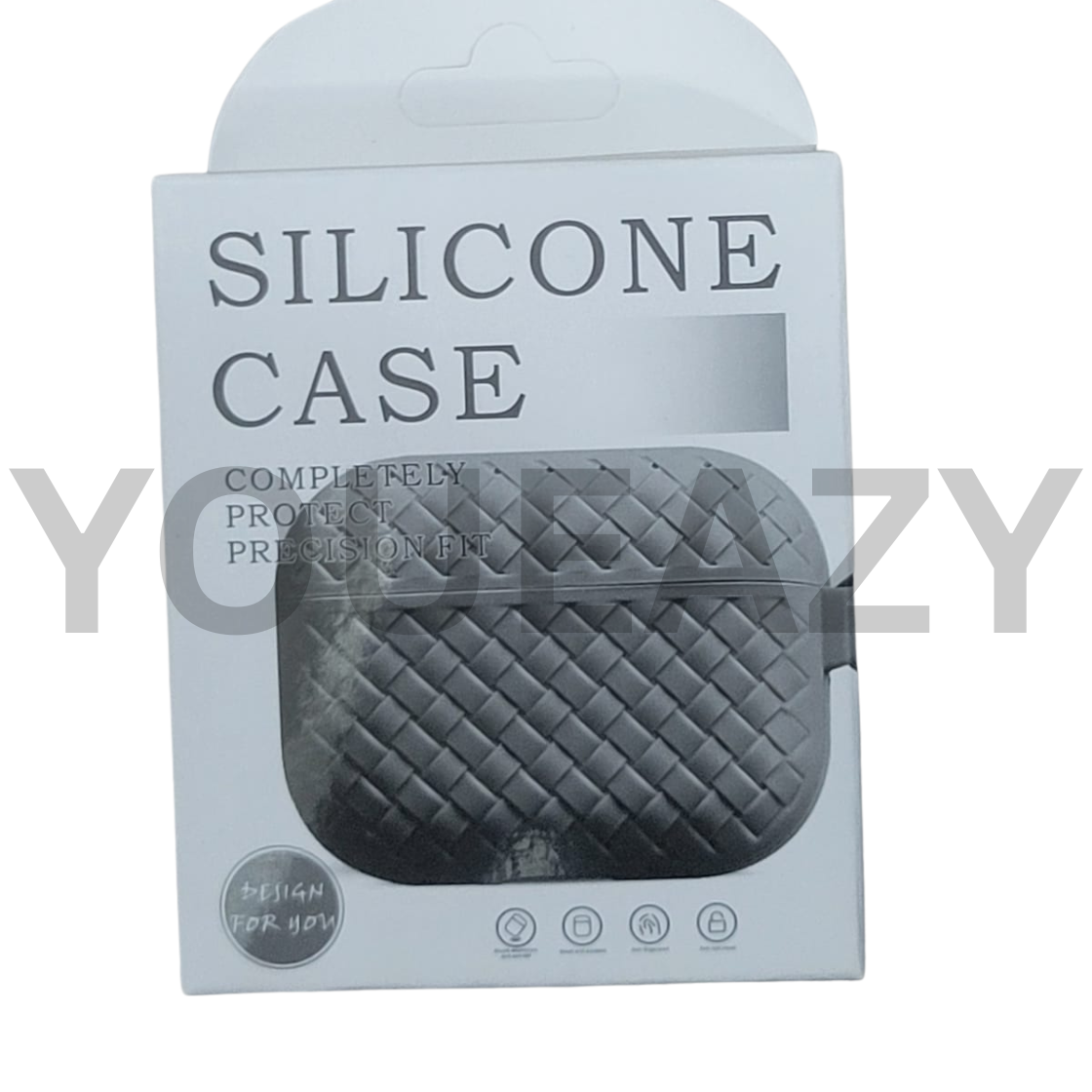 AirPods Pro Silicone Weave Pattern Case Cover – For AirPods Pro 1st & 2nd Generation – Stylish & Protective