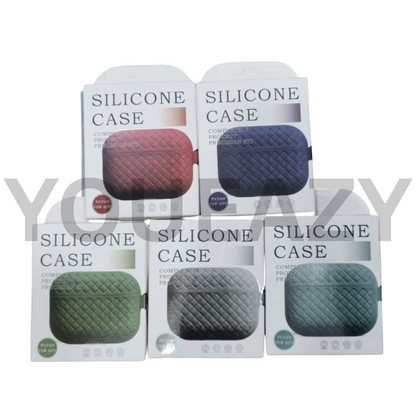 AirPods Pro Silicone Weave Pattern Case Cover – For AirPods Pro 1st & 2nd Generation – Stylish & Protective
