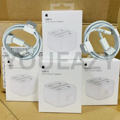 Complete set of Apple 20 Watt (100% confirmed) fast charger with USB Type-C to Type-C cable. Compatible with IPHONE X series,11series.12, 12 Pro, 12 Pro Max,13,13 Pro,13 Pro Max,14,14 Pro,14 Pro Max,15,15pro,15 pro max and ipads Best charger