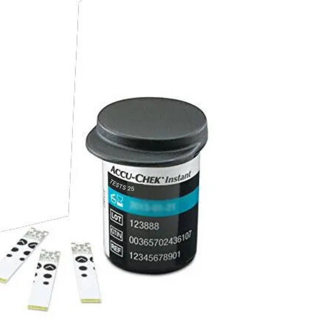 accu chek instant / instant s blood glucose test strips.