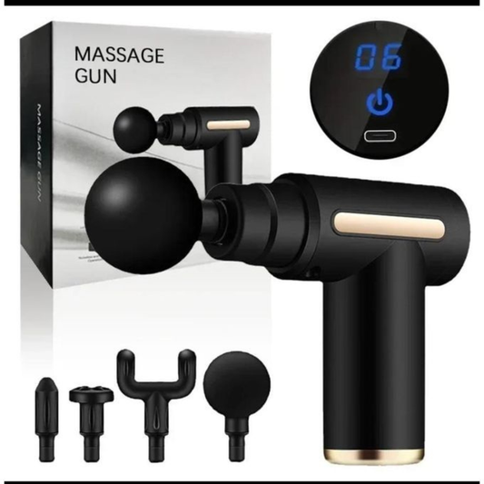 5-in-1 Electric Massage Gun – Full Body Pain Relief & Muscle Relaxation