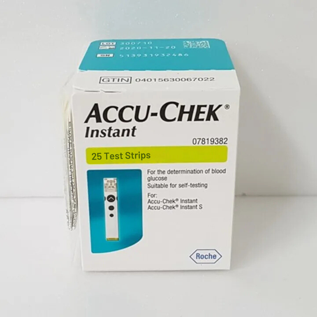 accu chek instant / instant s blood glucose test strips.