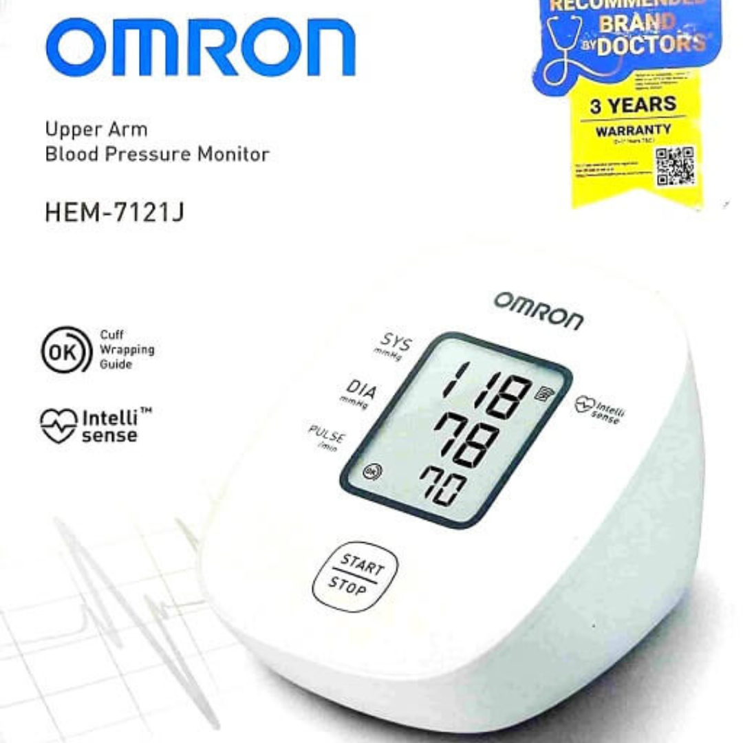 omron digital blood pressure monitor.electronic blood pressure checker. with 3years warrenty