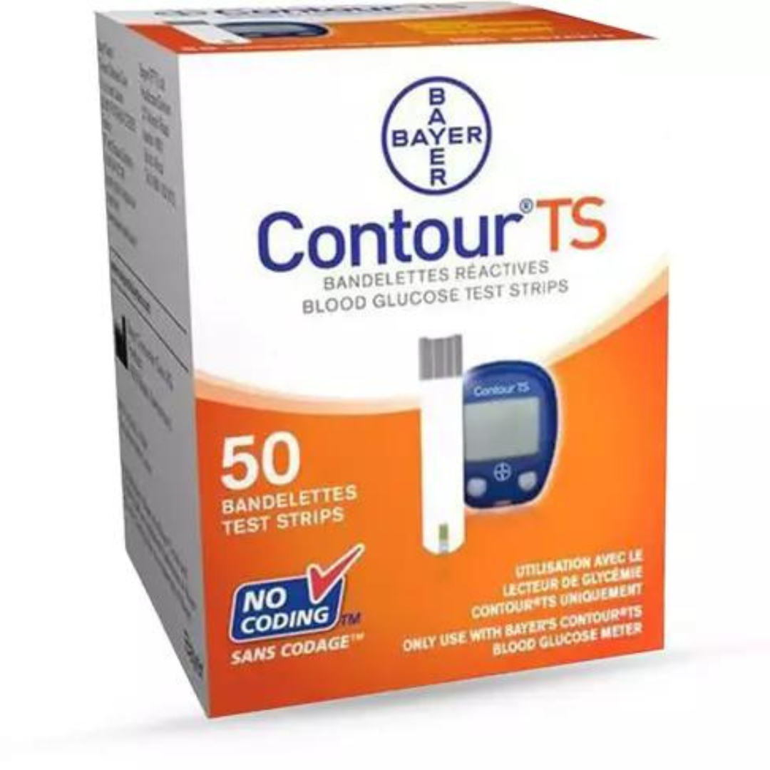 Contour Ts Sugerblood glucose Test Strips.