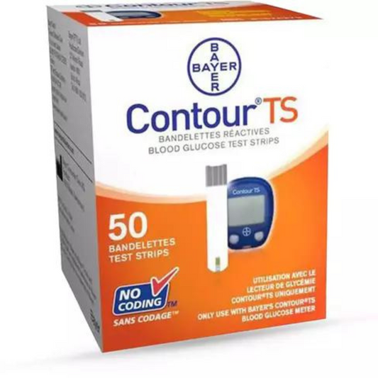Contour Ts Sugerblood glucose Test Strips.