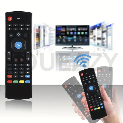 Fly Mouse for Android tv Box, with battries. Wireless Keyboard 2.4G Smart TV Remote with Motion Sensing Android Remote Control for Android TV,laptops,computers.