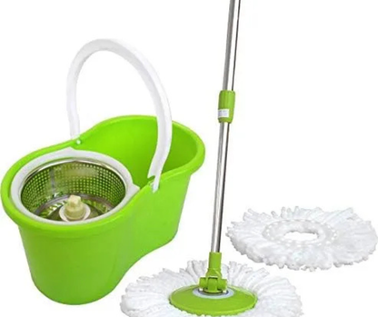 360° Rotating Extendable Wall & Floor Cleaning Mop Adjustable Long Handle Cleaning Mop for Walls & Floors Multi-Purpose 360° Spin Cleaning Mop with Extendable Rod Rotatable Wall Cleaning Mop for Home Deep Cleaning