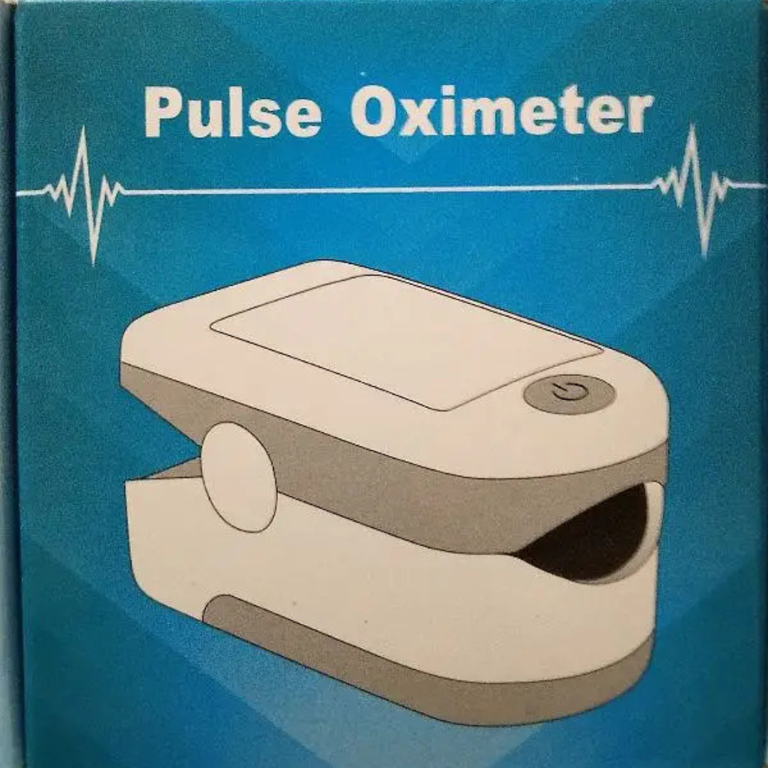 finger-tip pulse oximeter.blood oxygen meter