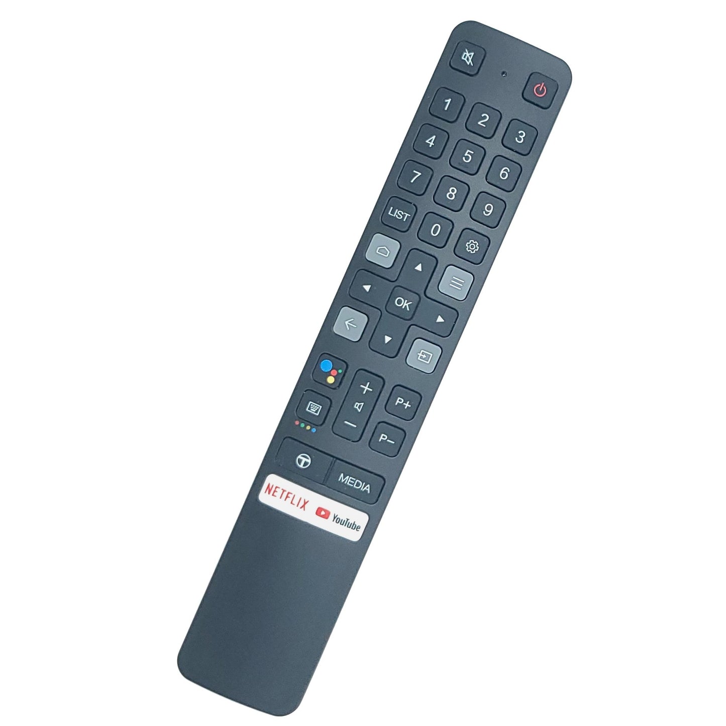 TCL new Android led Remote with Smart Features and supported batteries.