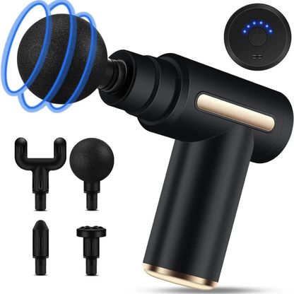 5-in-1 Electric Massage Gun – Full Body Pain Relief & Muscle Relaxation
