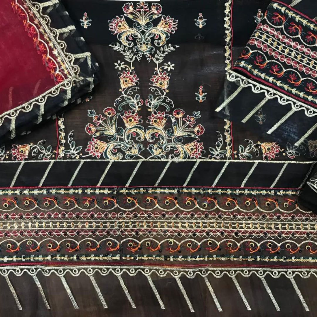 3 piece unstitched REGULAR WEAR (ASM-048 JFA)