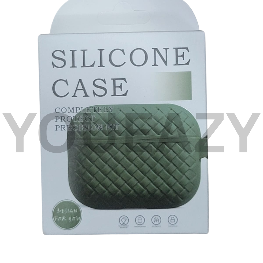 AirPods Pro Silicone Weave Pattern Case Cover – For AirPods Pro 1st & 2nd Generation – Stylish & Protective