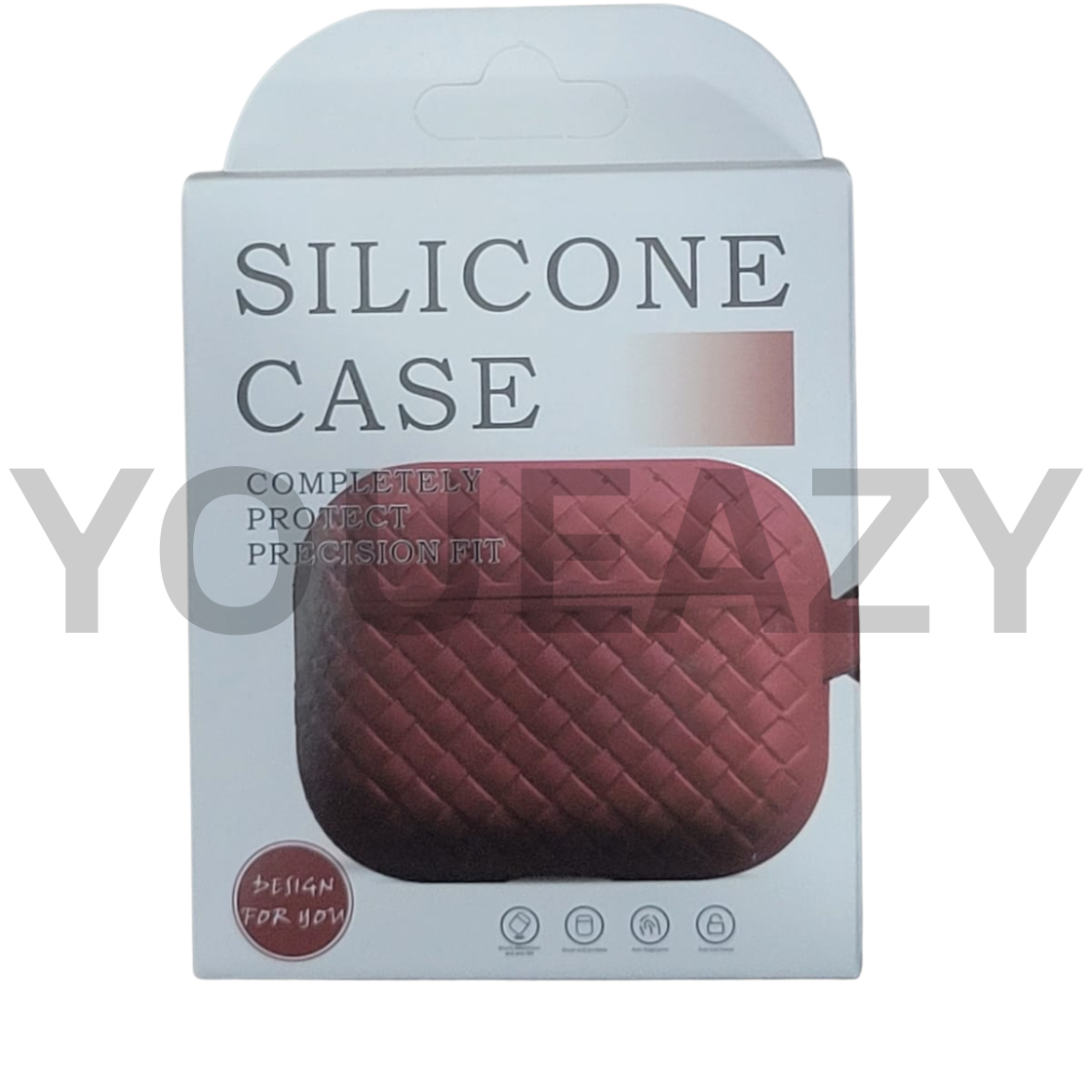 AirPods Pro Silicone Weave Pattern Case Cover – For AirPods Pro 1st & 2nd Generation – Stylish & Protective
