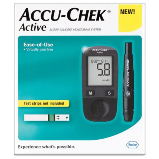 Accu Check Active Glucometersugar machine blood glucose meter with 10 free strips