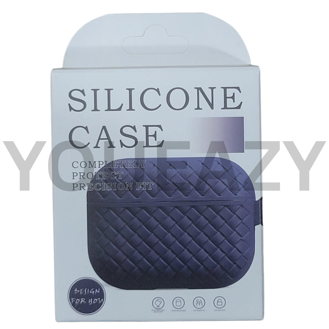 AirPods Pro Silicone Weave Pattern Case Cover – For AirPods Pro 1st & 2nd Generation – Stylish & Protective