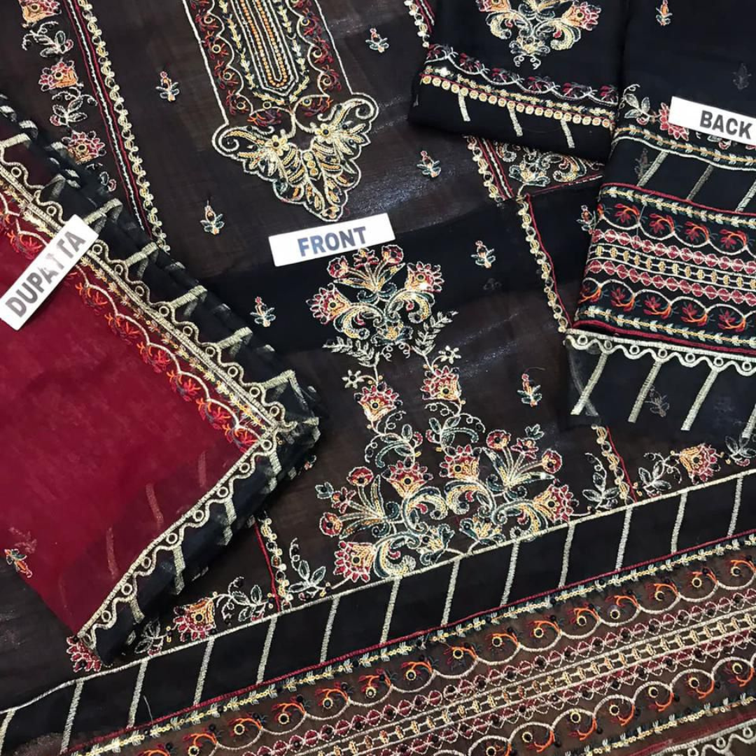 3 piece unstitched REGULAR WEAR (ASM-048 JFA)