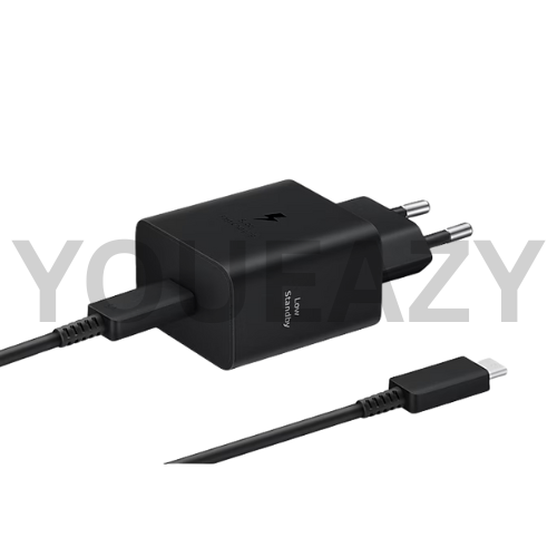complete set of samsung 45watt (100% confirmed) super fast charger with usb tpye-c to type-c cable. for samsung s21 ultra, s22 ultra+,s23 ultra,s24 ultra,s25 ultra and more devices. premium quality.high quality. 45w usb type-c to type-c . best charger.
