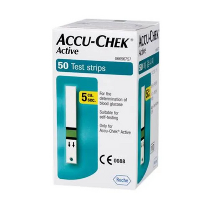 accu chek active blood glucose test strips.