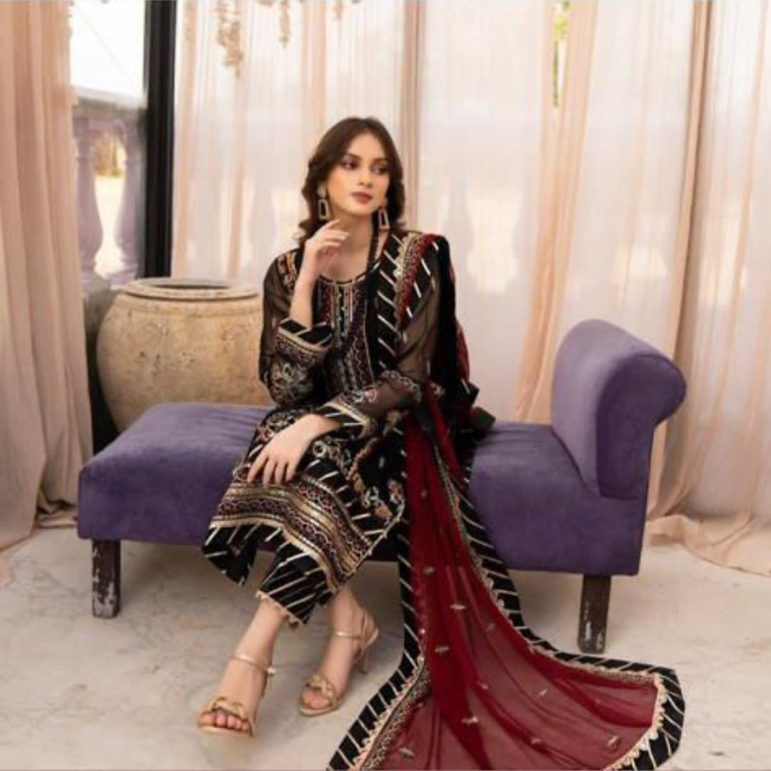 3 piece unstitched REGULAR WEAR (ASM-048 JFA)