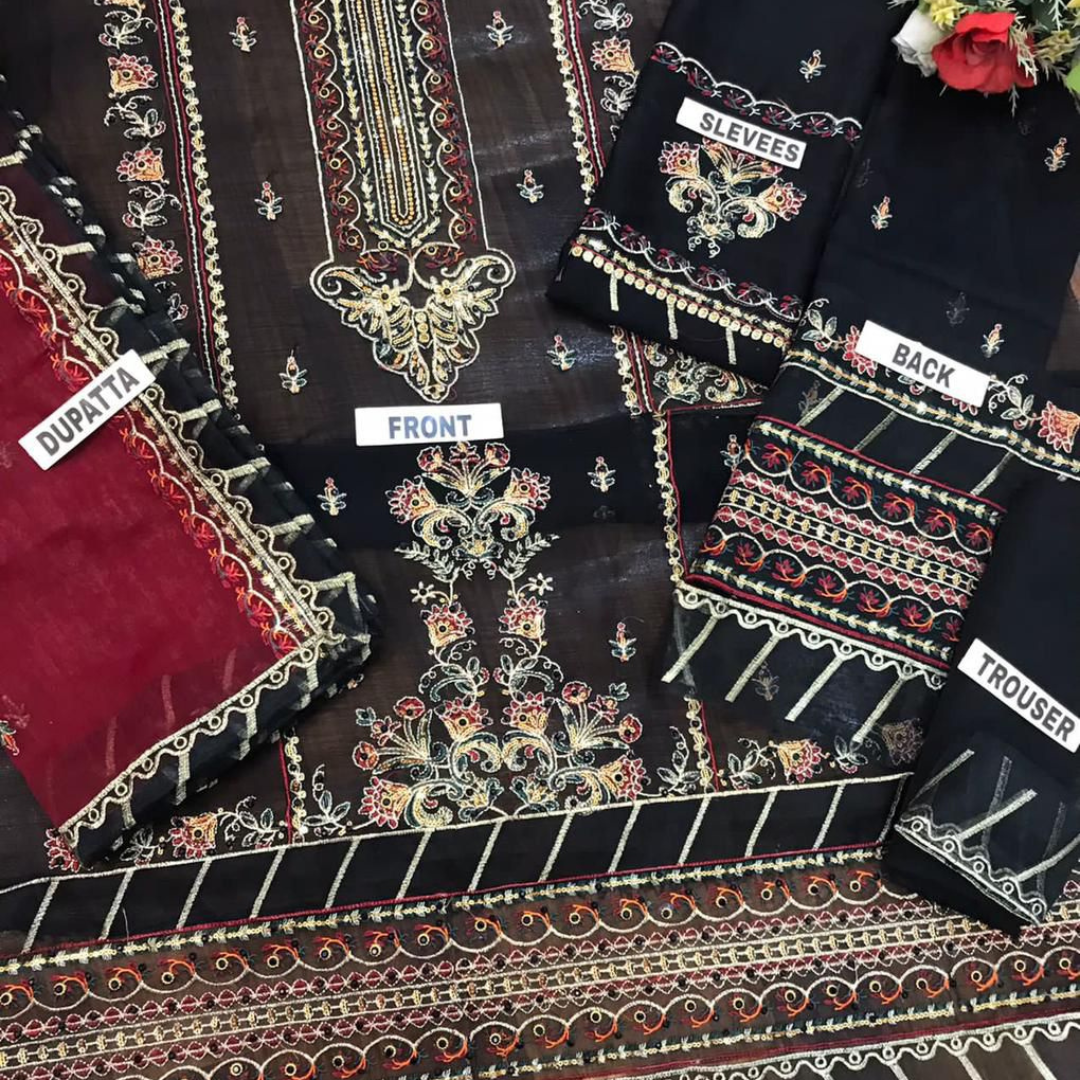 3 piece unstitched REGULAR WEAR (ASM-048 JFA)