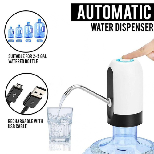 Wireless Automatic Drinking Water Dispenser Pump - Portable USB Charging Water Pump for Home and Office
