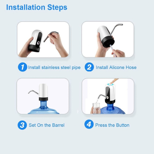 Wireless Automatic Drinking Water Dispenser Pump - Portable USB Charging Water Pump for Home and Office