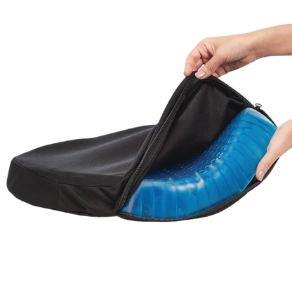 Egg Sitter Gel Cushion Breathable Honeycomb Seat Pad for Pressure Relief & Back Support