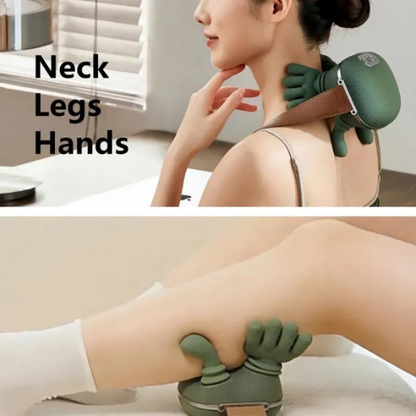 3D Bionic Hand Massage Machine, Electric Cervical Massager with Heating Function, Neck Shoulder Relaxation Device