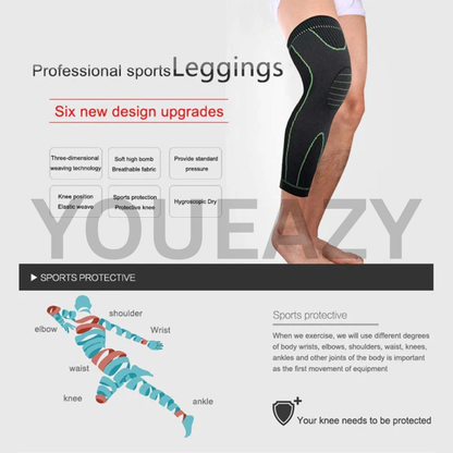 Elastic Compression Knee Support Sleeve - Knee Warmer Pads - knee pads for men - knee warmers for women