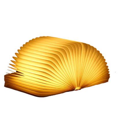 LED Book Lamp Light Foldable – Rechargeable Wooden Design Table Lamp for Home, Office & Travel