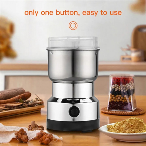 Mini Kitchen Electric Grinder Stainless Steel Powder Making Machine For Coffee & Spices