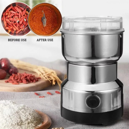 Mini Kitchen Electric Grinder Stainless Steel Powder Making Machine For Coffee & Spices