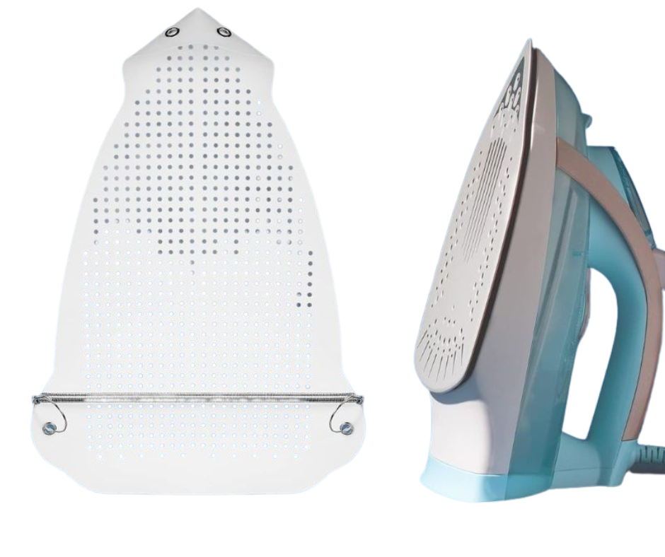 Universal Non-Stick Teflon Iron Soleplate Cover Protector Heat Resistant Iron Plate Cover for Safe Ironing of Delicate Fabrics & Garments
