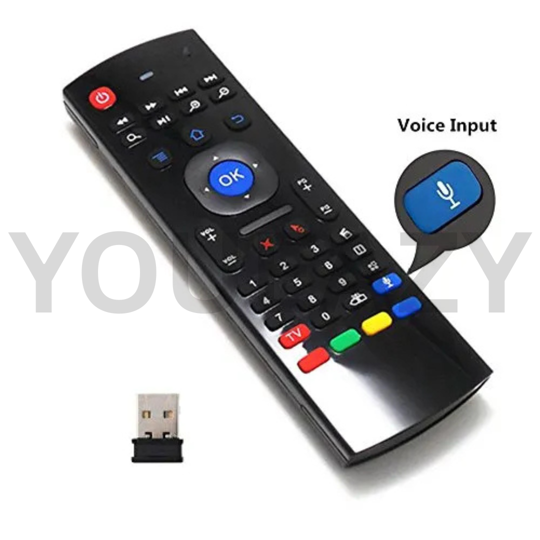Fly Mouse for Android tv Box, with battries. Wireless Keyboard 2.4G Smart TV Remote with Motion Sensing Android Remote Control for Android TV,laptops,computers.