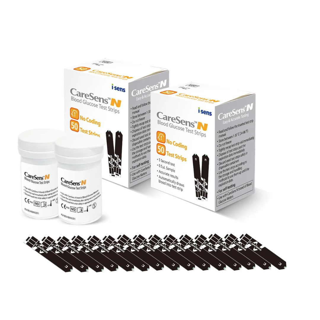Caresen,sN blood glucose test strips.