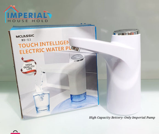 Electric Automatic Water Dispenser Pump Mini Rechargeable USB Water Bottle Pump Portable Wireless Drinking Water Dispenser Smart Water Pump for Home Office Travel Kitchen