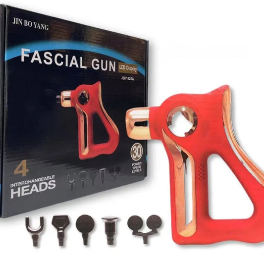 Electric Fascia Massage Gun - 6-Speed Deep Tissue Muscle Relief