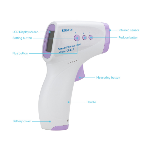 Kodyec Infraded Thermometer Gun thermometer measurement Fever detector Medical thermometer