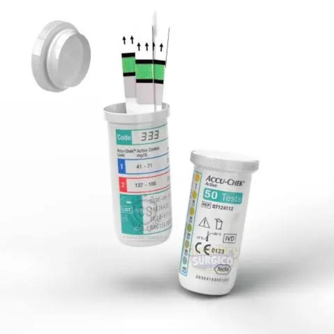 accu chek active blood glucose test strips.