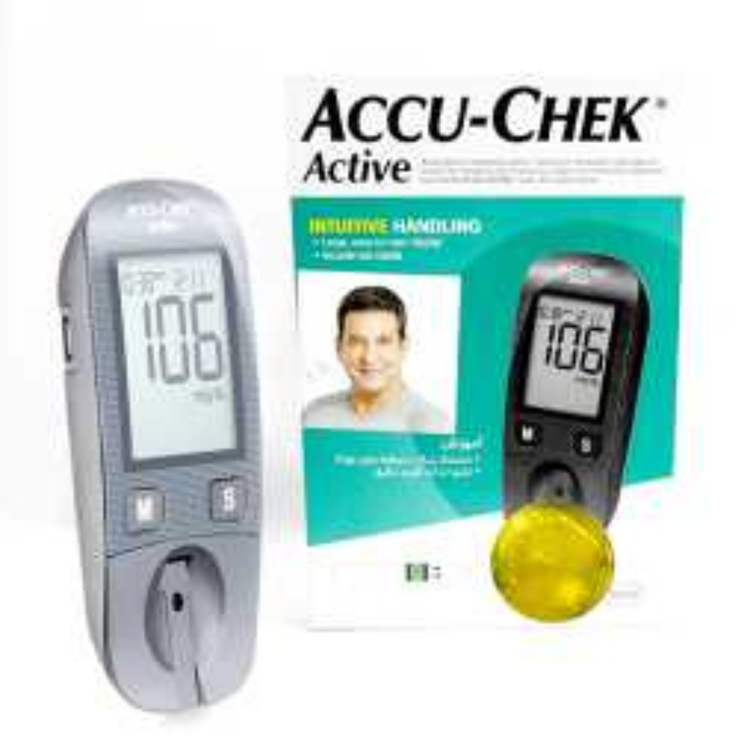 Accu Check Active Glucometersugar machine blood glucose meter with 10 free strips
