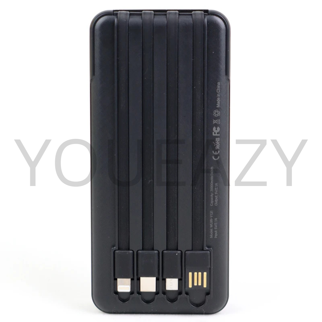 WUW Y131 20,000mAh PD 10.5W High-Speed Charging Universal Power Bank – USB-C Input/Output, Large Capacity, Portable Design