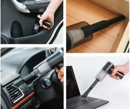 3 in 1 Portable Mini Vacuum Cleaner Wireless Rechargeable for Car Home Keyboard Laptop Dust Cleaner Air Blower Balloon Pump