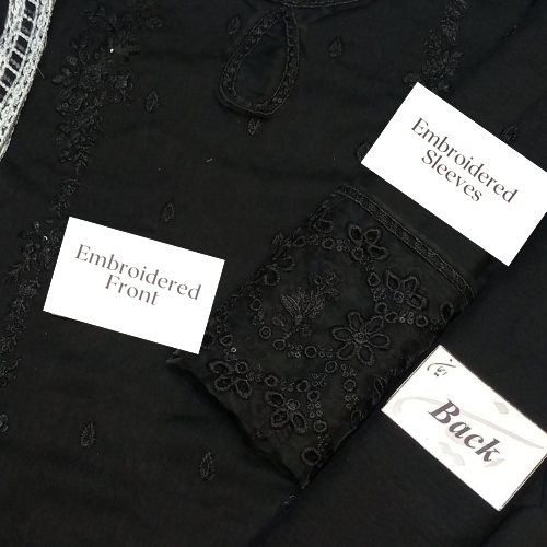 3 piece luxury collection. women unstitched dress AZ-0129 RE