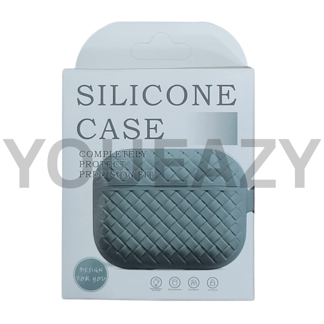 AirPods Pro Silicone Weave Pattern Case Cover – For AirPods Pro 1st & 2nd Generation – Stylish & Protective