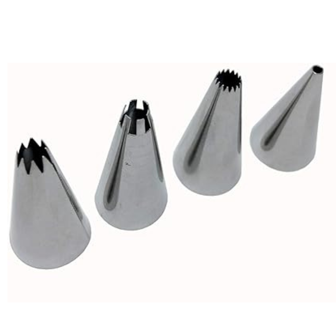 12-Piece Cake Decorating Kit Includes Frosting Bag, Icing Tips, and Steel Nozzles