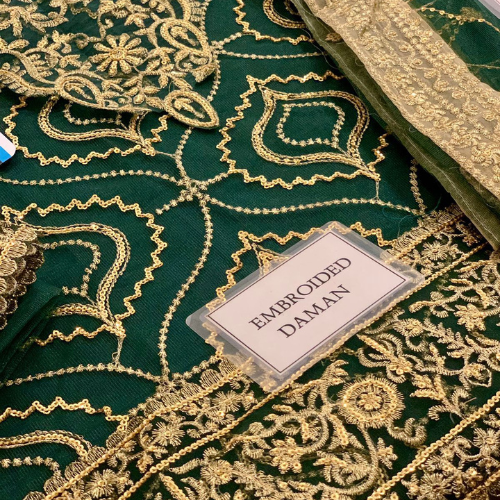 3 piece luxury shiffon collection. women unstitched dress ASM-0128 JFA