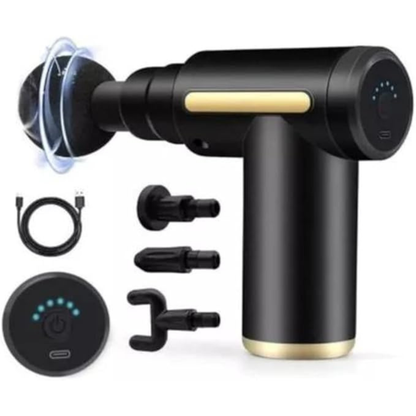 5-in-1 Electric Massage Gun – Full Body Pain Relief & Muscle Relaxation